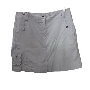 Jamie Sadock Golf Skort Womens Size‎ 12 Gray Purple Skirt Tennis Active Athletic